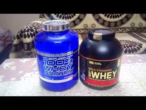 Optimum Nutrition Gold Standard 100% Whey vs Scitec Nutrition 100% Whey