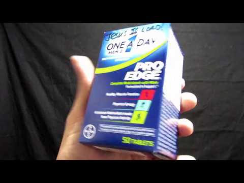 ONE-A-DAY PRO EDGE VITAMINS 💪 Supplements muscle nutrition fitness Karosserie 身体 cuerpo 体 тело 신체